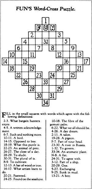 First crossword